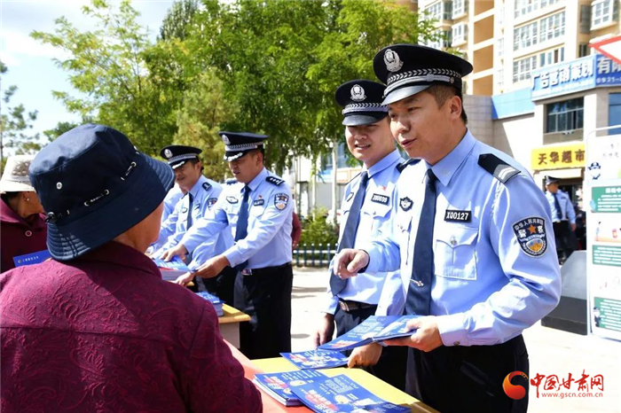 筑牢安全防線 蘭州新區(qū)這個(gè)派出所反詐宣傳很硬核（圖）