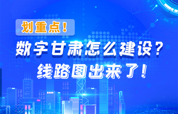 圖解|劃重點(diǎn)！數(shù)字甘肅怎么建設(shè)？線路圖出來(lái)了！