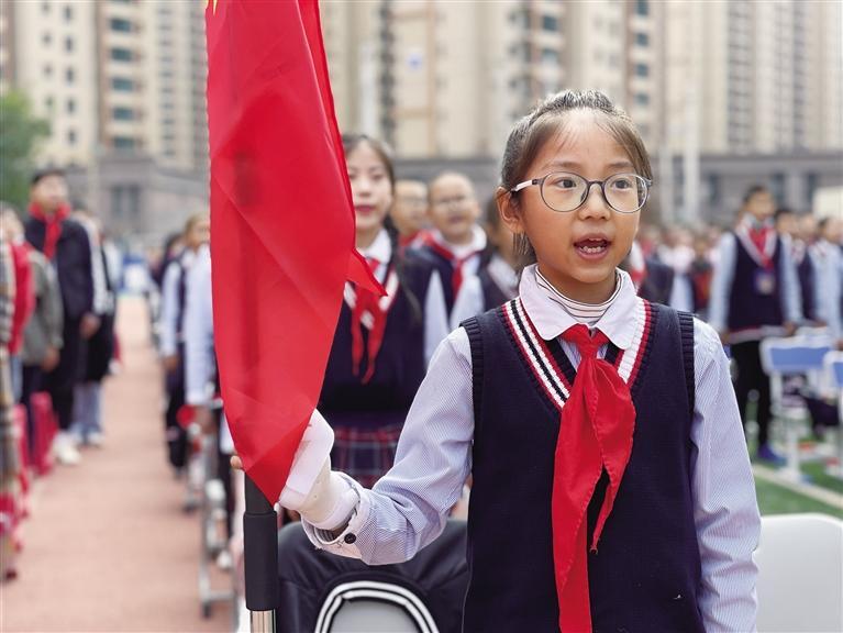  “請(qǐng)黨放心 強(qiáng)國(guó)有我” 黃河少年?duì)幾鱿蠕h 蘭州市舉行紀(jì)念中國(guó)少年先鋒隊(duì)建隊(duì)72周年主題隊(duì)日活動(dòng)