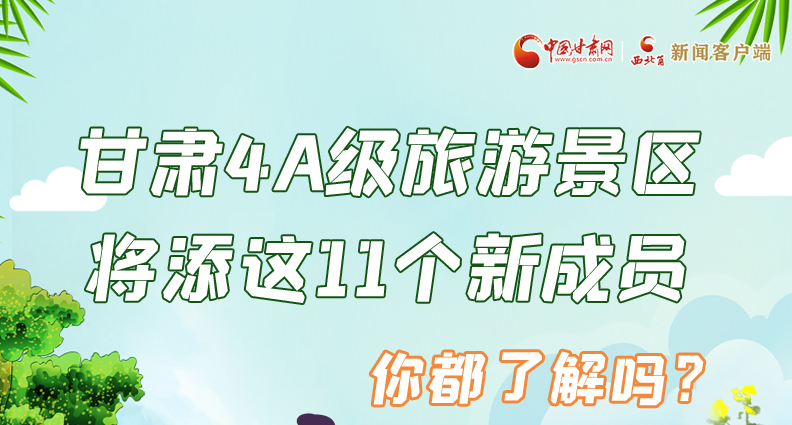 圖解|甘肅4A級旅游景區(qū)將添這11個新成員 你都了解嗎？