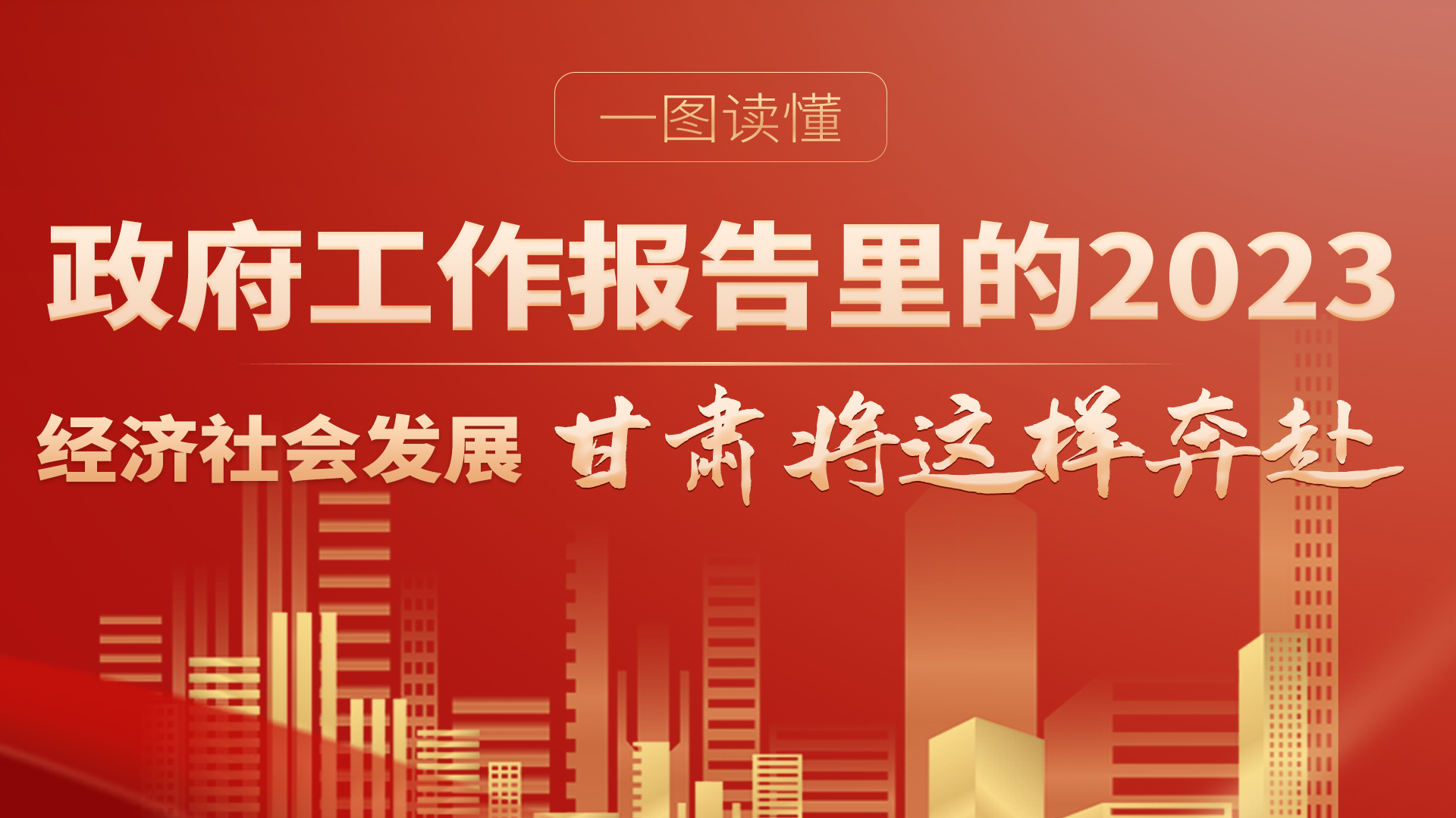 圖解丨政府工作報告里的2023經(jīng)濟社會新目標 甘肅將這樣奔赴